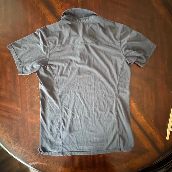Arc’teryx Captiva Polo Shirt Dark Blue Short Sleeve Performance Shirt Medium‎ - Picture 7 of 15